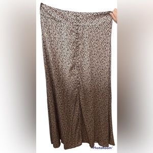 Free People high-rise maxi skirt